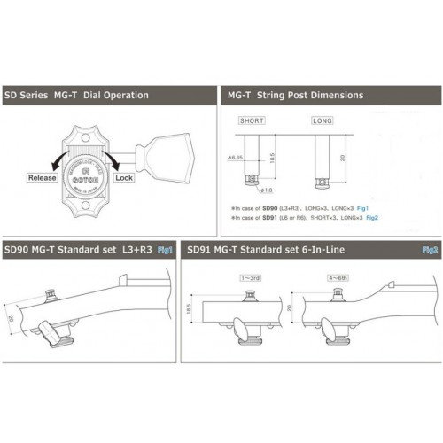 GOTOH SD91-MGT MAGNUM LOCK-TRAD GOLD