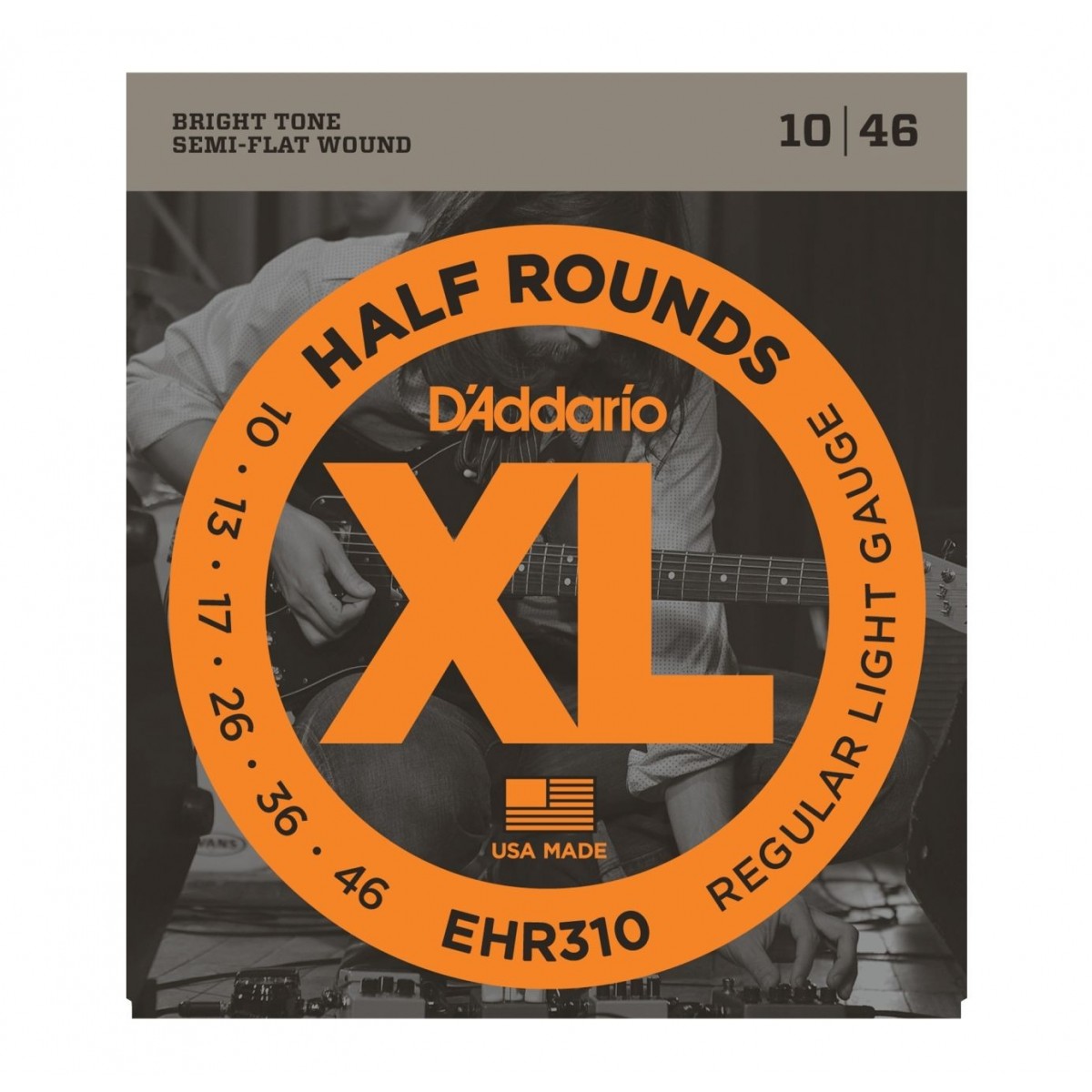 D'ADDARIO EHR310 HALF ROUNDS - .010/.046