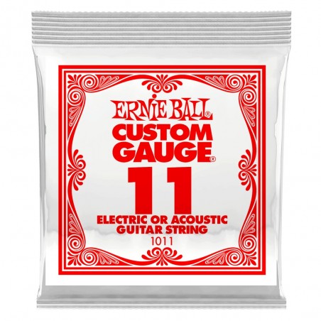 ERNIE BALL 1011 PACK 6 CORDE SINGOLE .011