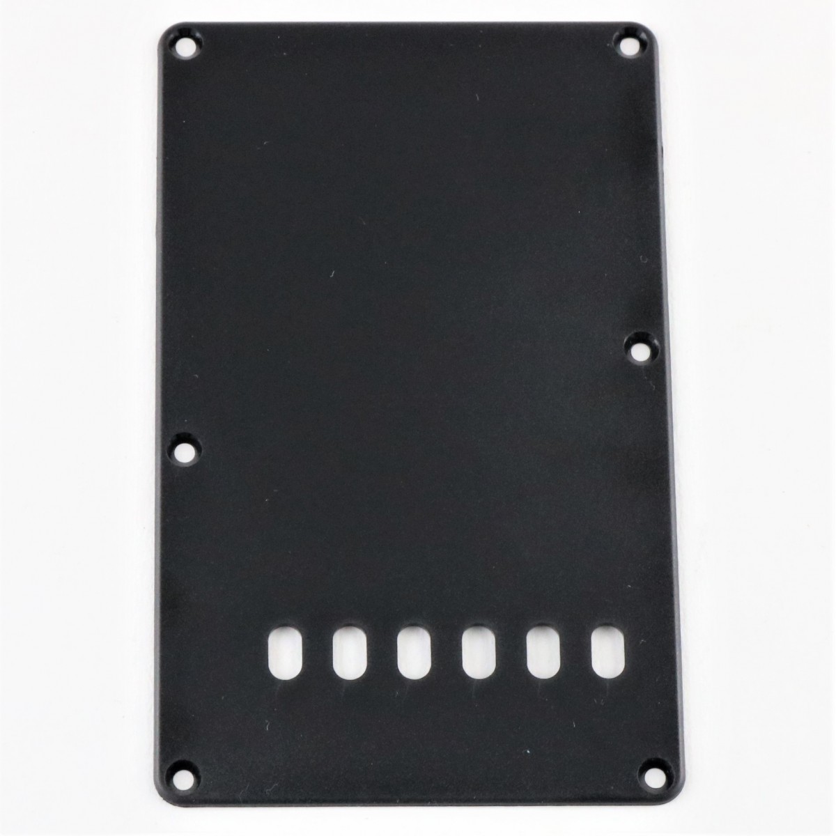 STRAT BACKPLATE  BLACK 1PLY