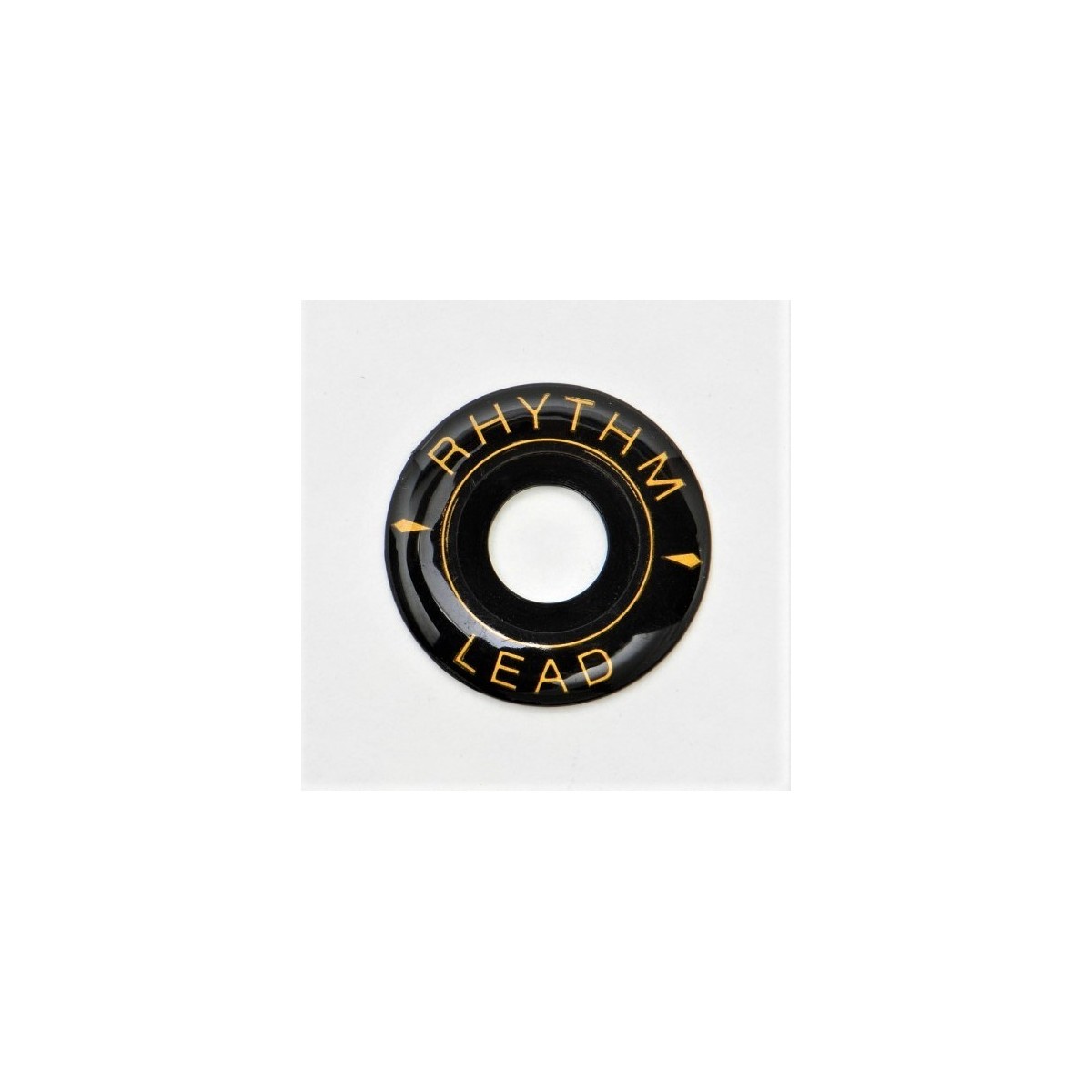 RONDELLA PER TOGGLE SWITCH BLACK/GOLD