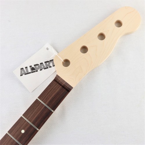 ALLPARTS TELE BASS NECK ROSEWOOD UNFINISHED
