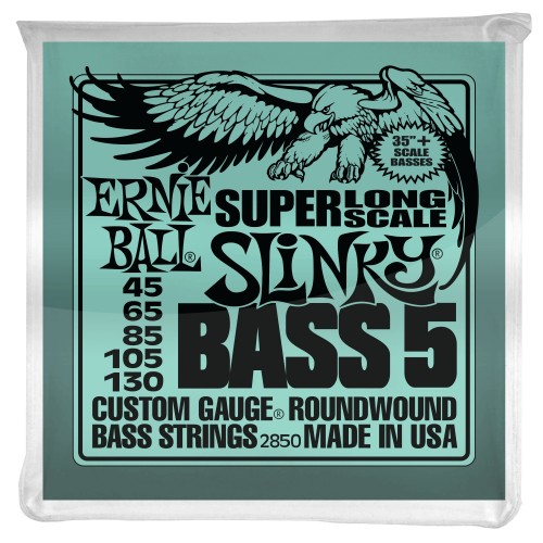 ERNIE BALL 2850 SUPER LONG SCALE SLINKY BASS 5 .045/.130
