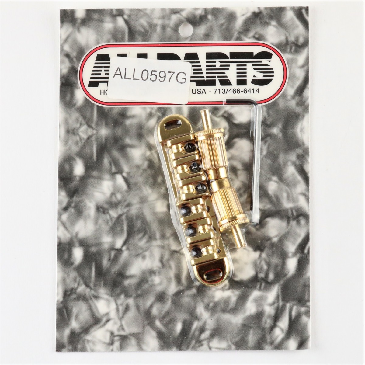 ALLPARTS LOCKING ROLLER TUNE-O-MATIC GOLD