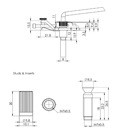 SCHALLER LOCKMEISTER TREMOLO - CHROME