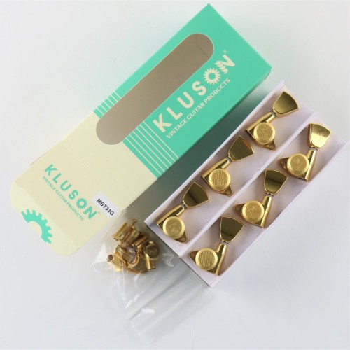 KLUSON MBT33G "TULIP BUTTON" 3+3 BACKLOCK GOLD