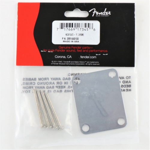 FENDER 099-1448-100 NECK PLATE \"F\" 4 BOLT