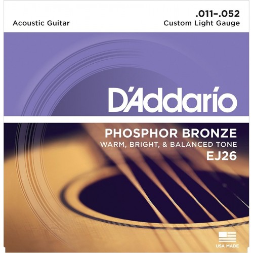 D'ADDARIO EJ26 - Phosphor Bronze .011/.052