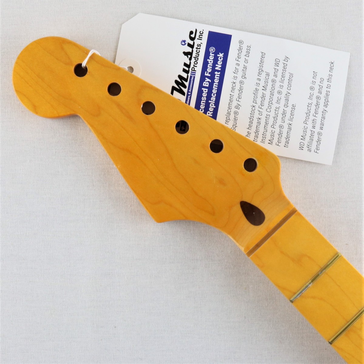 WD STRATOCASTER NECK MAPLE 21F R10 VINTAGE LEFTHAND