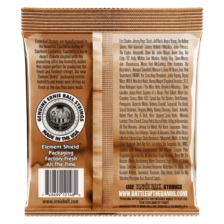 ERNIE BALL 2148 EARTHWOOD PHOSPHOR BRONZE LIGHT .011/.052