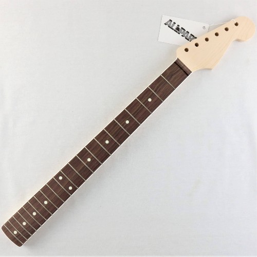 ALLPARTS MANICO STRATOCASTER ROSEWOOD 21T CON BINDING DA VERNICIARE