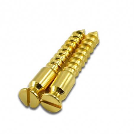 FLOYD ROSE TREMOLO WOODEN STUDS PAIR GOLD